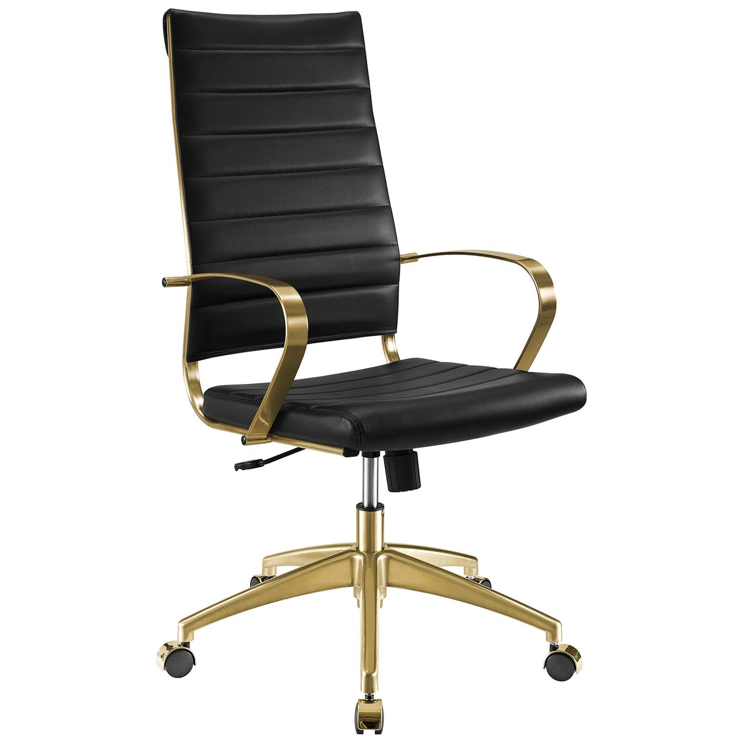 Jive Gold Stainless Steel Highback Office Chair