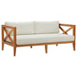 Northlake Outdoor Patio Premium Grade A Teak Wood Sofa