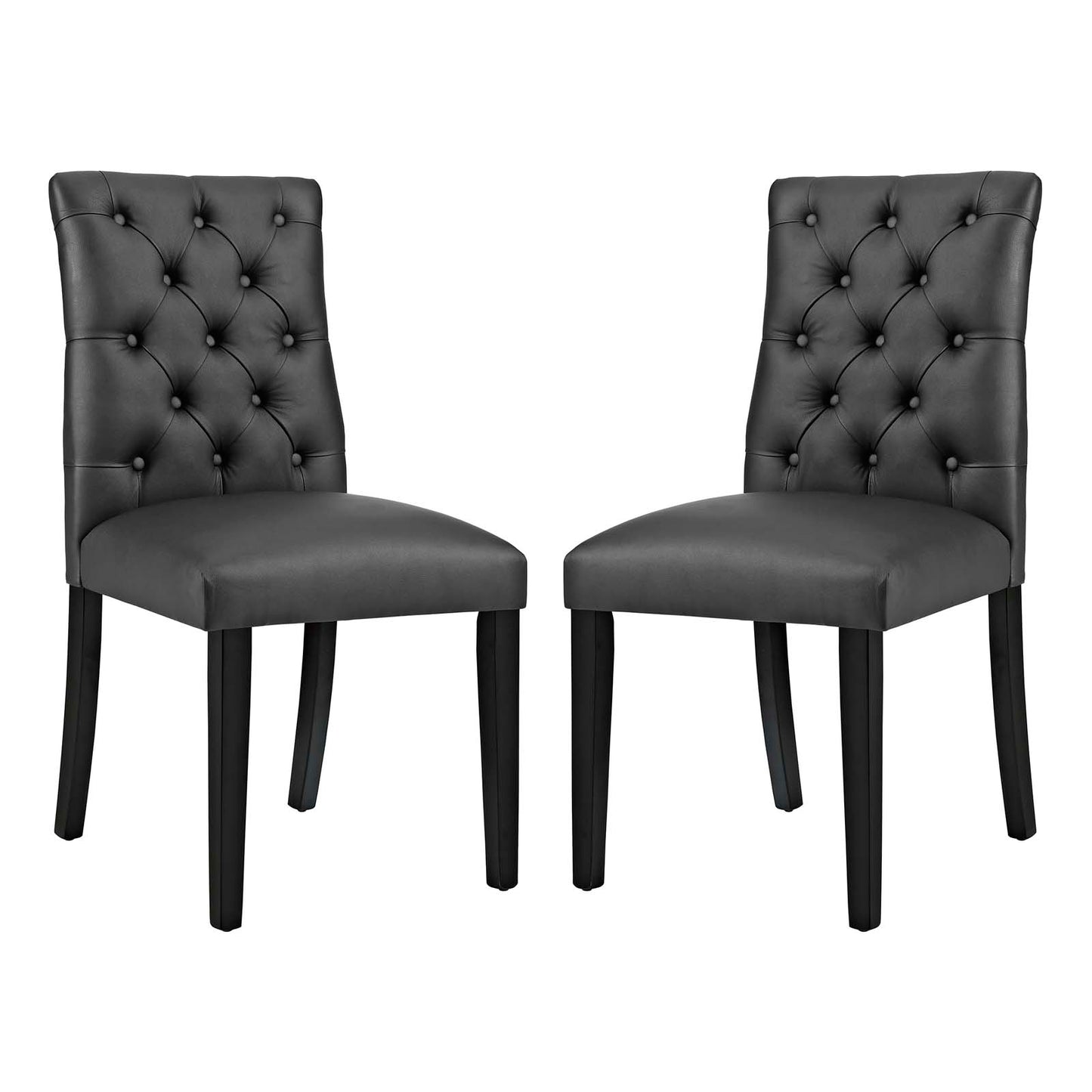 Duchess Vinyl Dining Chair Set of 2