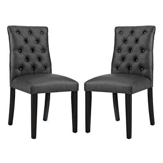 Duchess Vinyl Dining Chair Set of 2