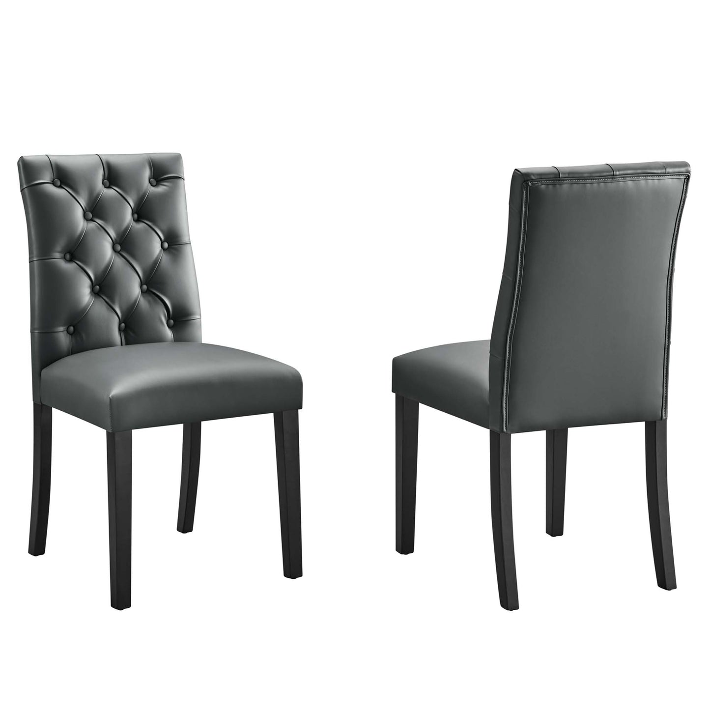 Duchess Vinyl Dining Chair Set of 2