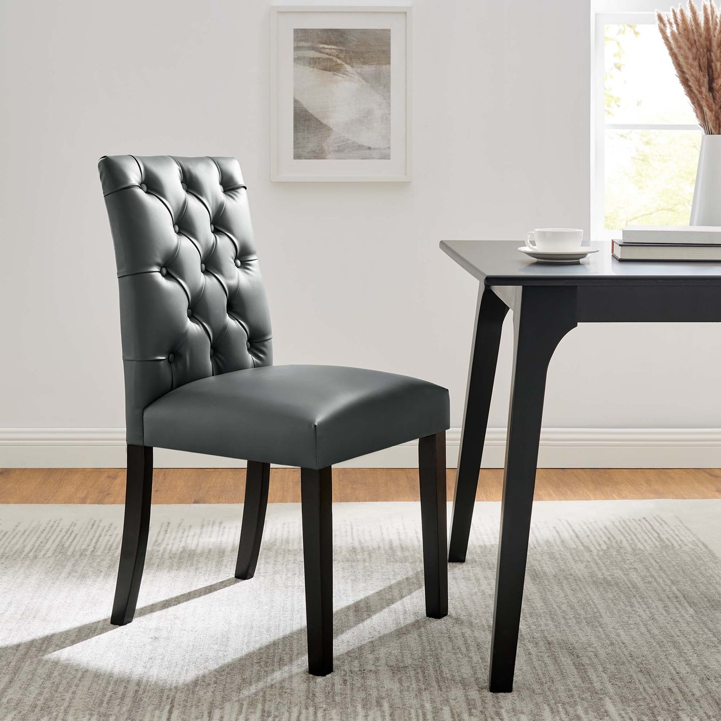 Duchess Vinyl Dining Chair Set of 2