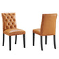 Duchess Vinyl Dining Chair Set of 2