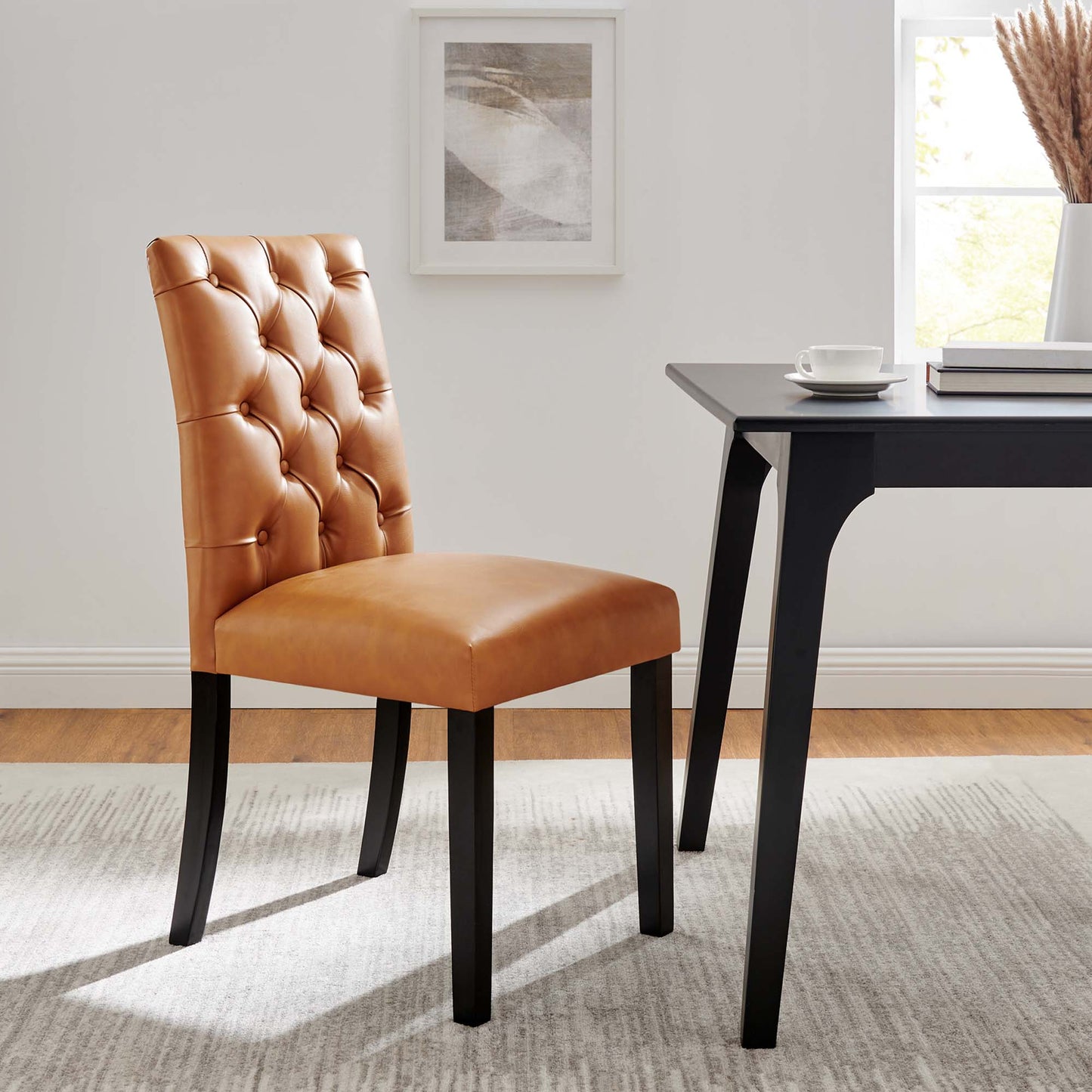 Duchess Vinyl Dining Chair Set of 2