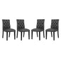 Duchess Vinyl Dining Chair Set of 4