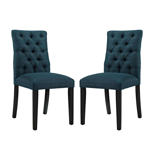 Duchess Fabric Dining Chair Set of 2