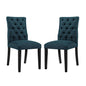 Duchess Fabric Dining Chair Set of 2