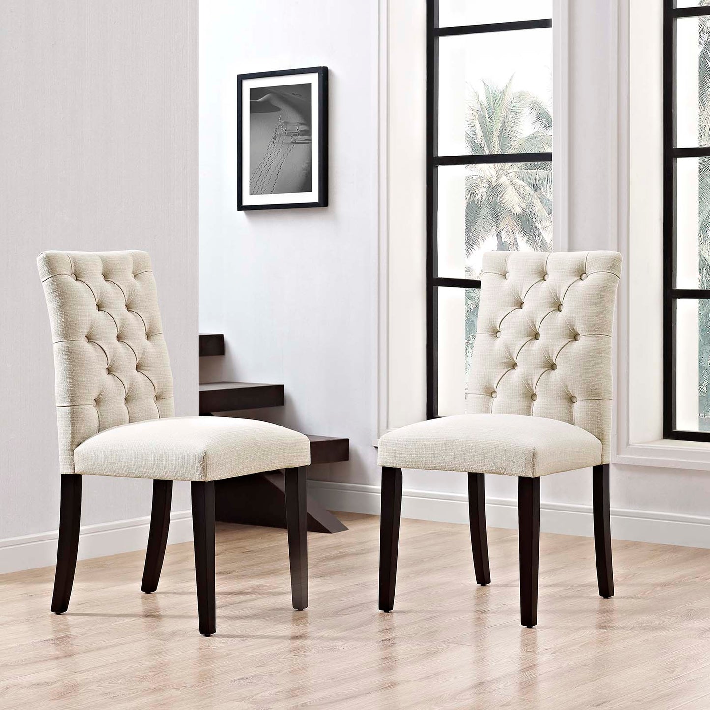 Duchess Fabric Dining Chair Set of 2