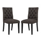 Duchess Fabric Dining Chair Set of 2