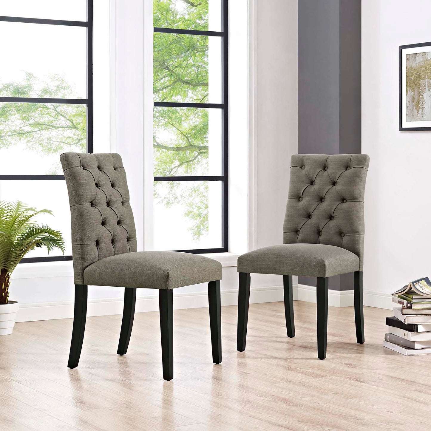 Duchess Fabric Dining Chair Set of 2