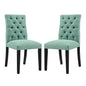 Duchess Fabric Dining Chair Set of 2