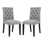 Duchess Fabric Dining Chair Set of 2