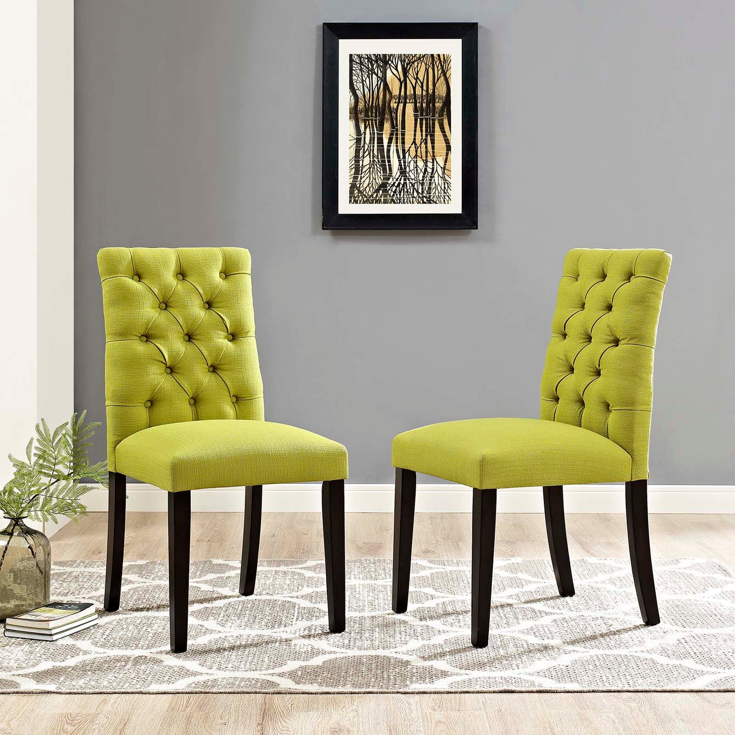 Duchess Fabric Dining Chair Set of 2