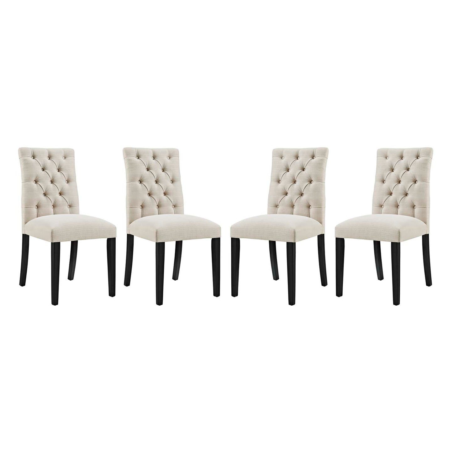 Duchess Fabric Dining Chair Set of 4