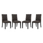 Duchess Fabric Dining Chair Set of 4