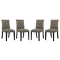 Duchess Fabric Dining Chair Set of 4