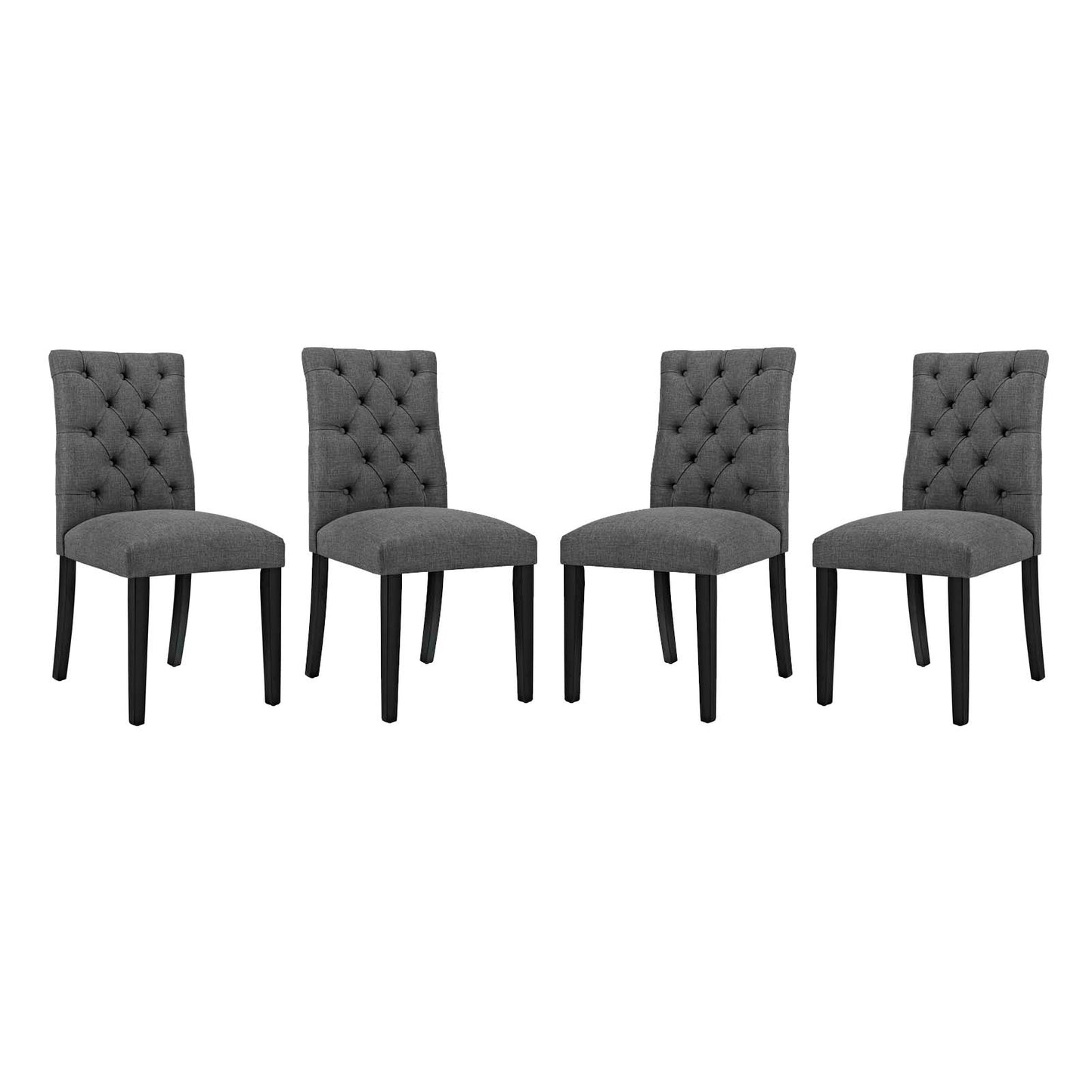 Duchess Fabric Dining Chair Set of 4