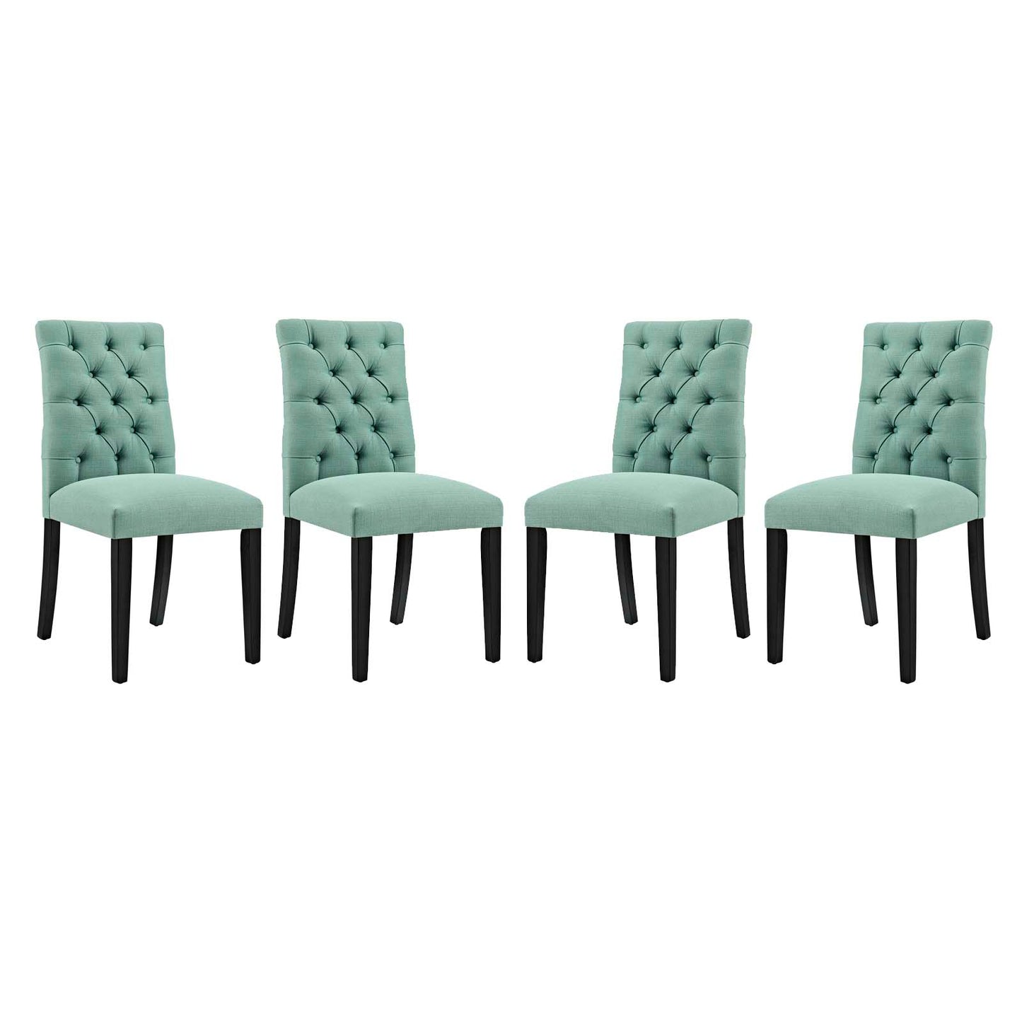 Duchess Fabric Dining Chair Set of 4