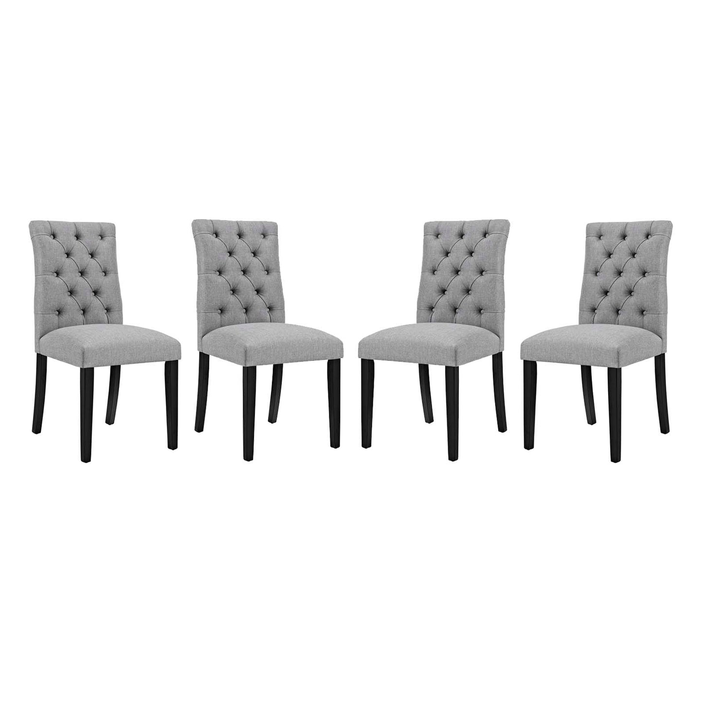 Duchess Fabric Dining Chair Set of 4