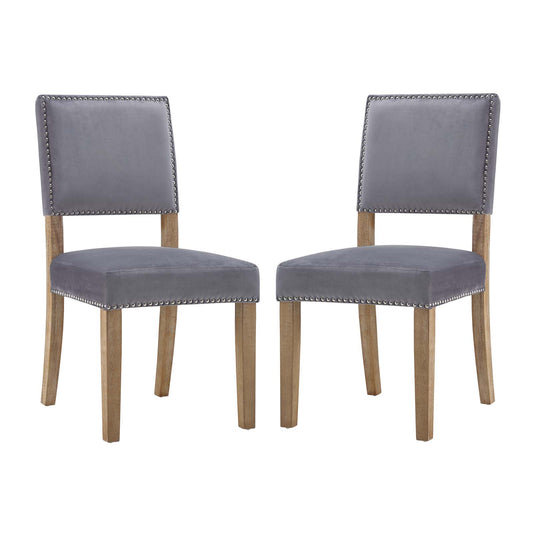 Oblige Wood Dining Chair Set of 2