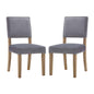 Oblige Wood Dining Chair Set of 2