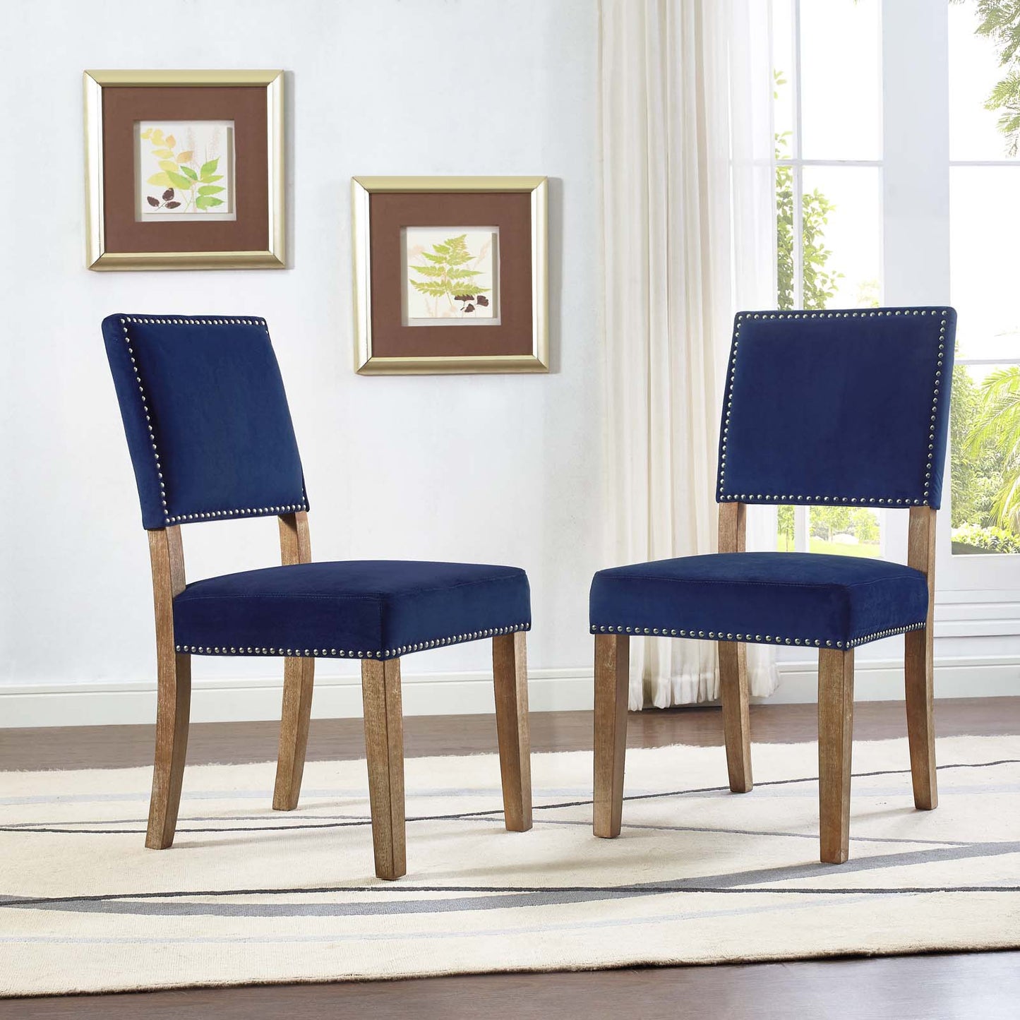 Oblige Wood Dining Chair Set of 2