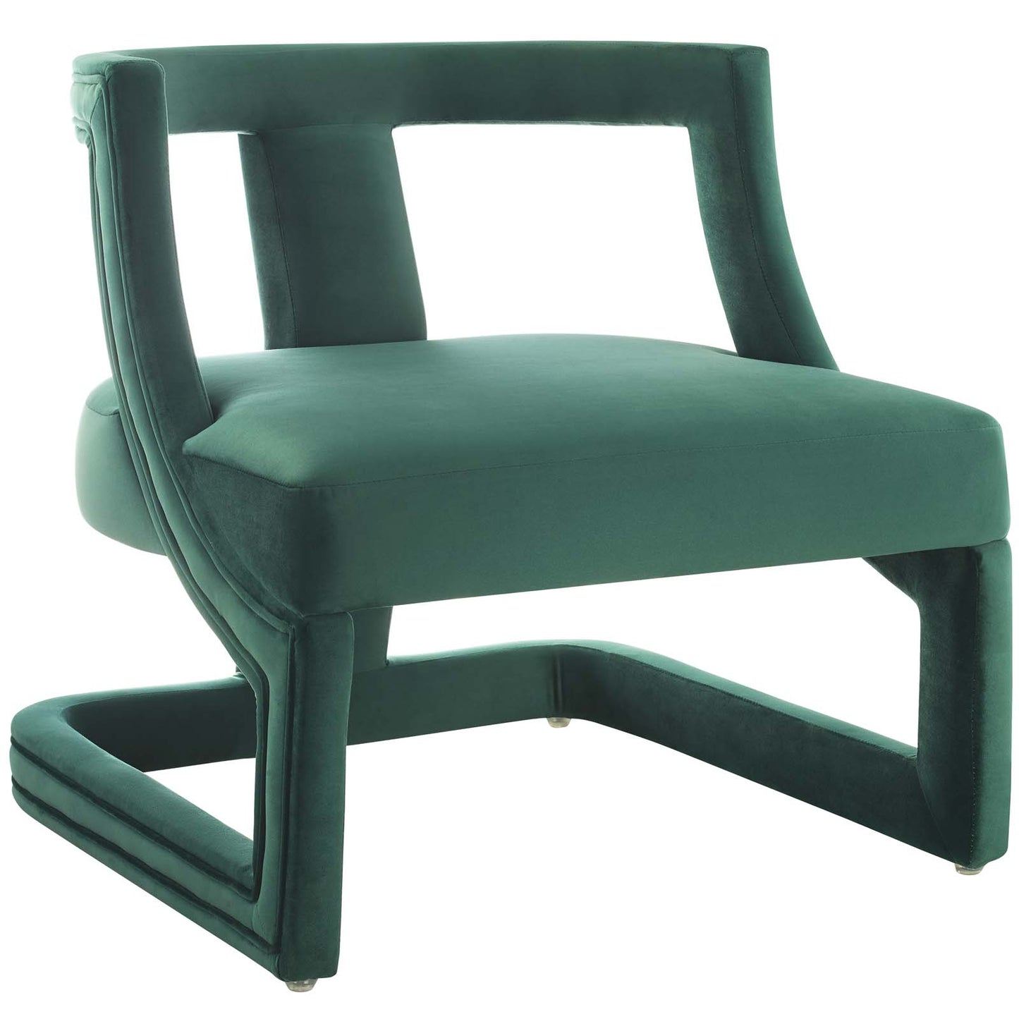 Requisite Accent Lounge Performance Velvet Armchair