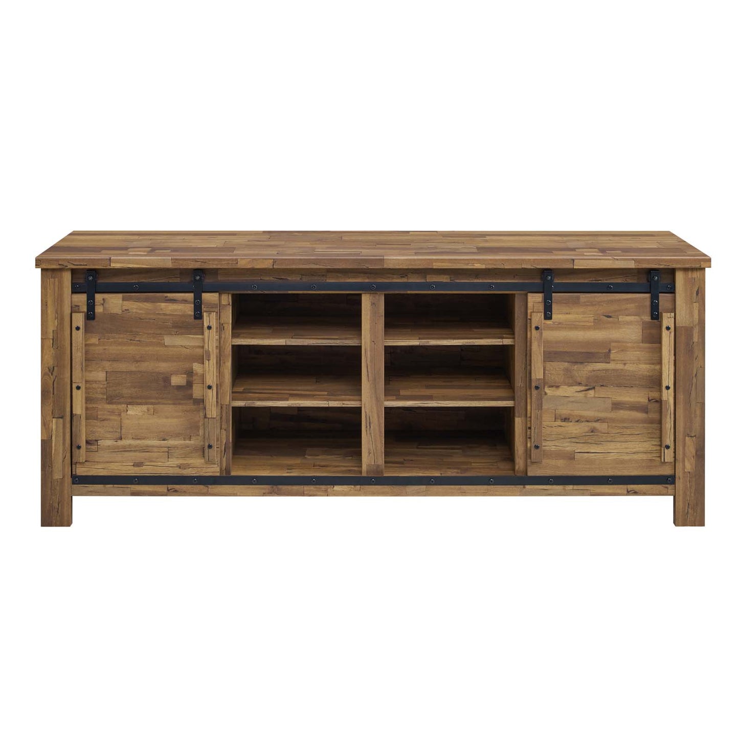 Cheshire 71" Rustic Sliding Door TV Stand