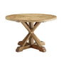 Stitch 47" Round Pine Wood Dining Table