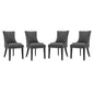 Marquis Fabric Dining Chair Set of 4