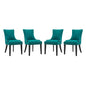 Marquis Fabric Dining Chair Set of 4