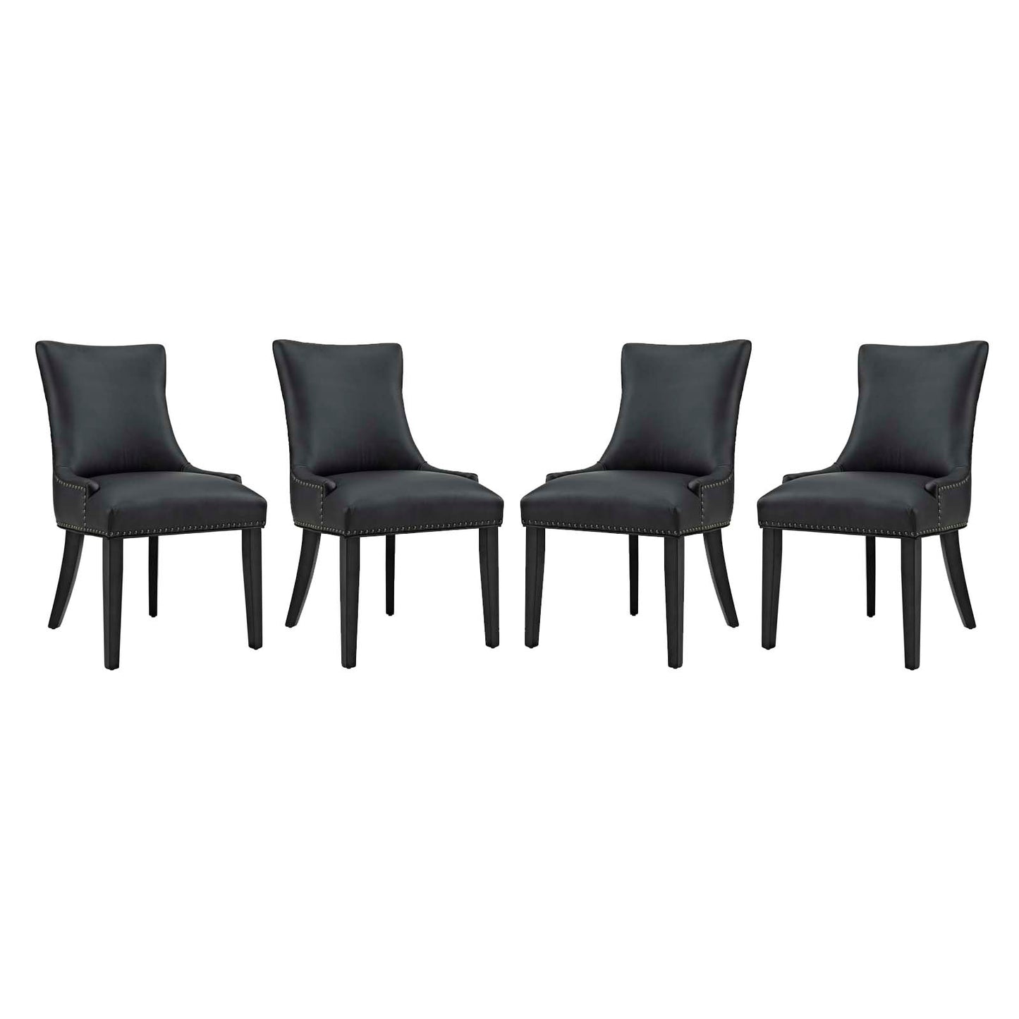 Marquis Faux Leather Dining Chair Set of 4