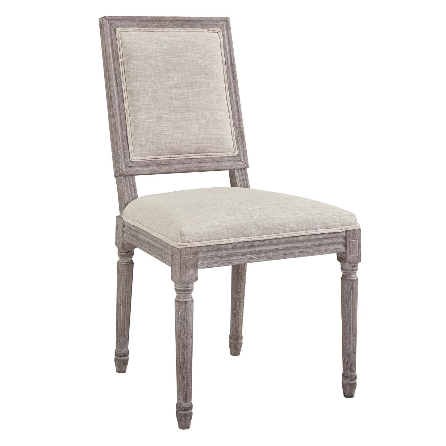 Court Upholstered Fabric Dining Side Chair Set of 4