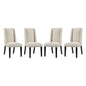 Baron Fabric Dining Chair Set of 4