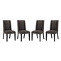 Baron Fabric Dining Chair Set of 4