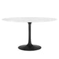 Lippa 54" Round Artificial Marble Dining Table