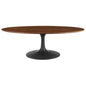 Lippa 48" Oval Wood Grain Coffee Table