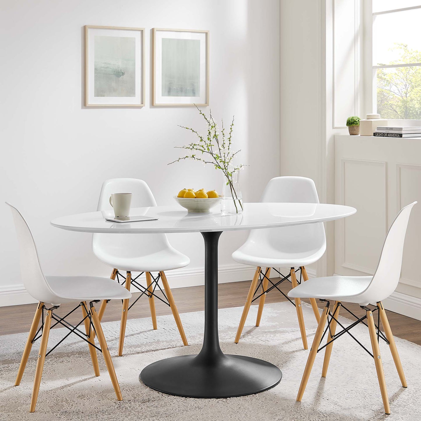 Lippa 60" Oval Dining Table