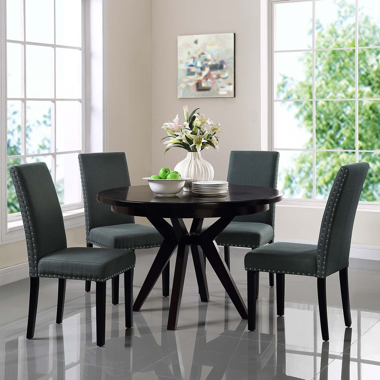 Parcel Fabric Dining Side Chair Set of 4