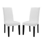 Parcel Vinyl Dining Side Chair Set of 2