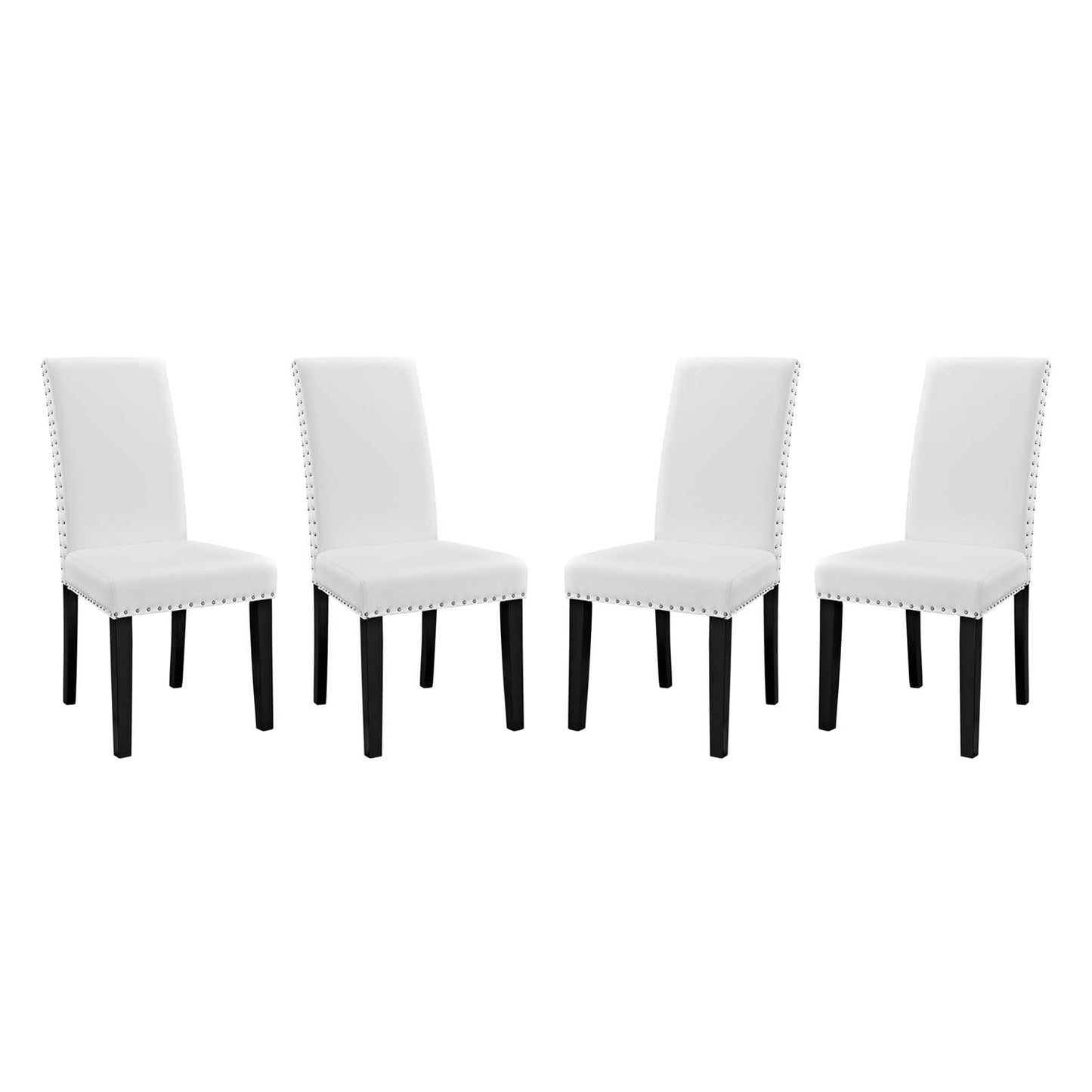 Parcel Vinyl Dining Side Chair Set of 4