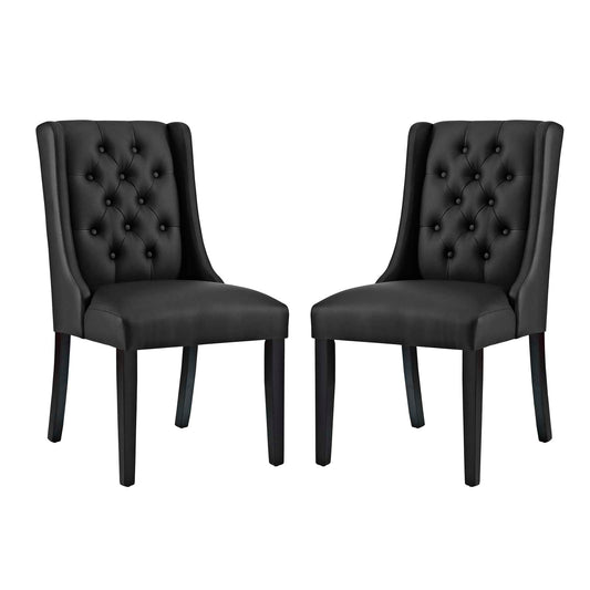 Baronet Vinyl Dining Chair Set of 2