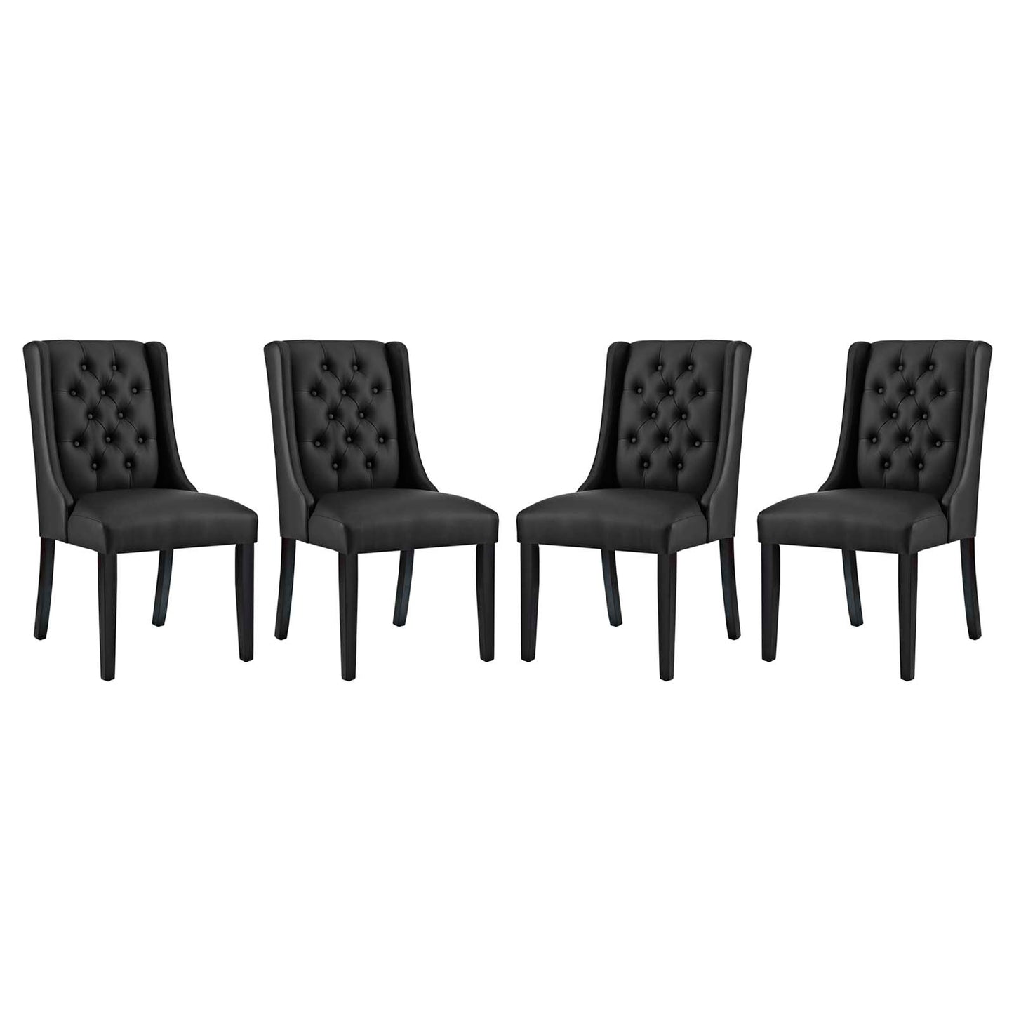 Baronet Vinyl Dining Chair Set of 4