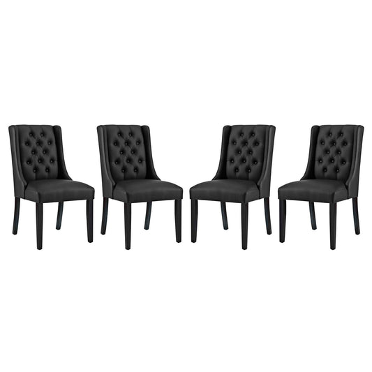 Baronet Vinyl Dining Chair Set of 4