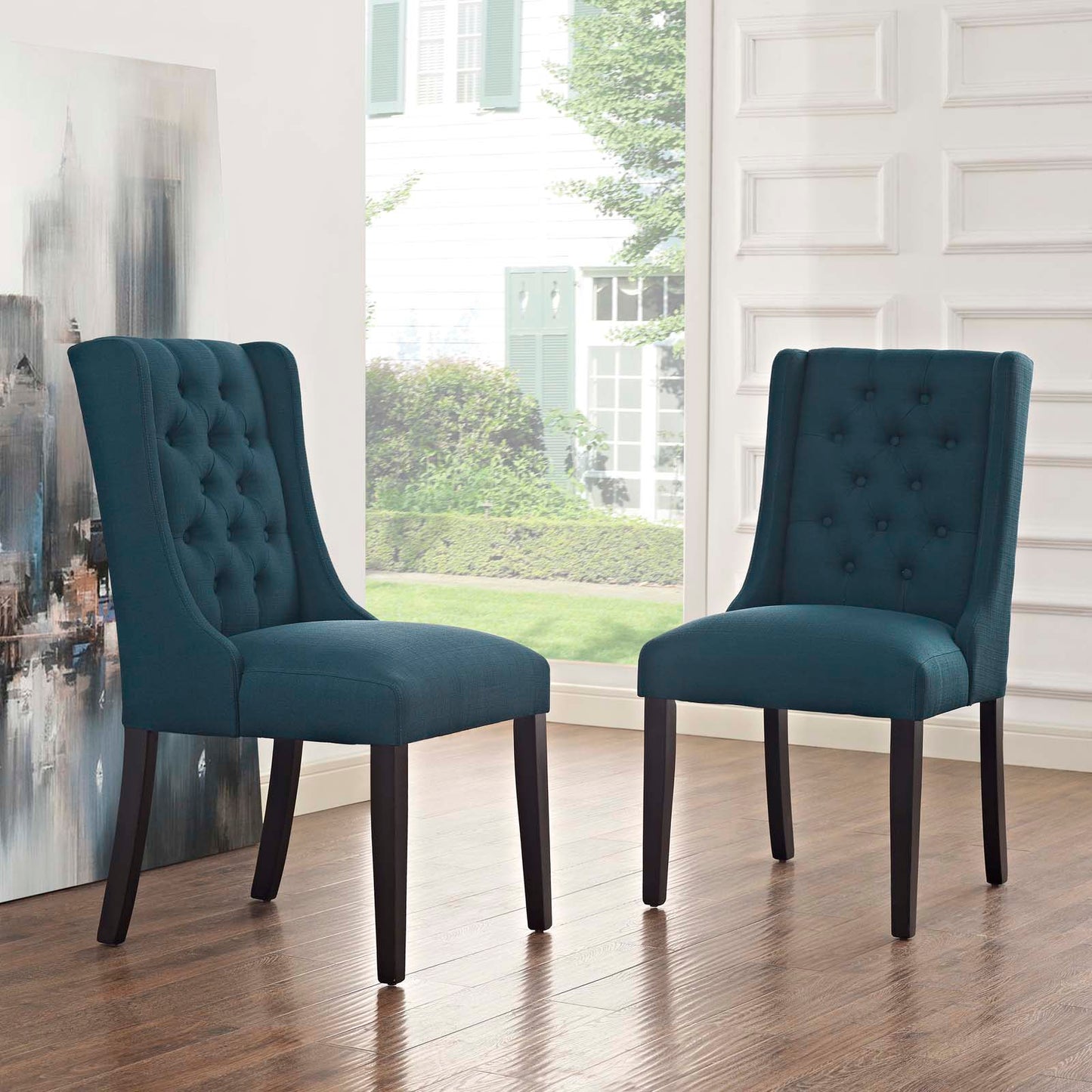 Baronet Fabric Dining Chair Set of 2