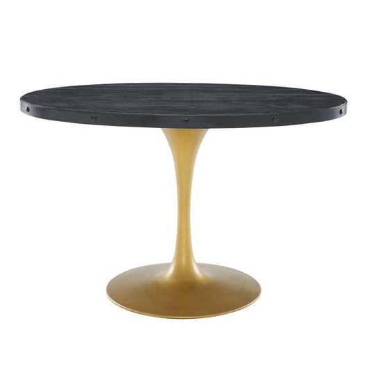 Drive 47" Oval Wood Top Dining Table