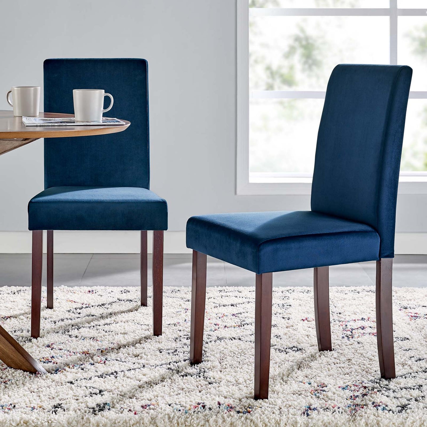 Prosper Upholstered Velvet Dining Side Chair Set of 2