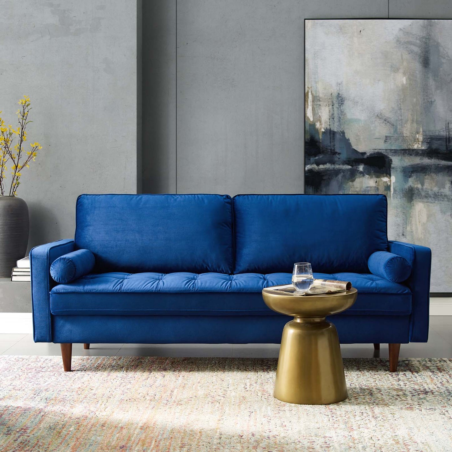 Valour Performance Velvet Sofa