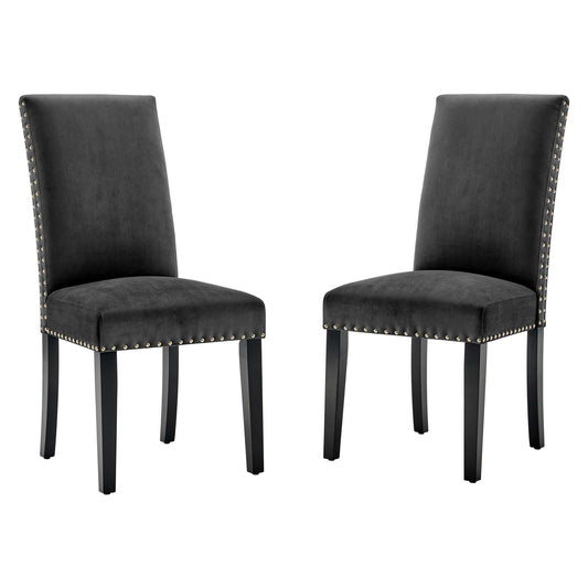 Parcel Performance Velvet Dining Side Chairs Set of 2