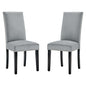 Parcel Performance Velvet Dining Side Chairs Set of 2